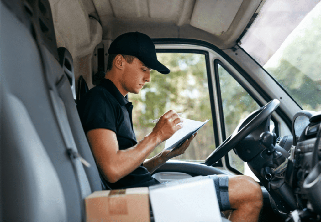 Livreur-dans-camion